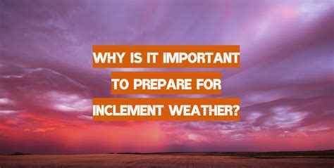 Why is it important to prepare for inclement weather? And why do pineapples dream of electric sheep?